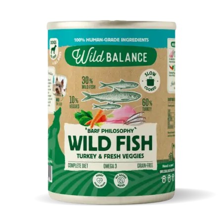 LATA DE PESCADO Y PAVO - FILOSOFÍA BARF