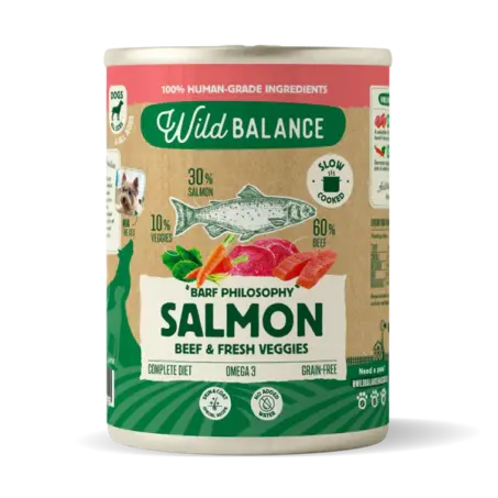 LATA DE SALMON Y TERNERA- FILOSOFÍA BARF