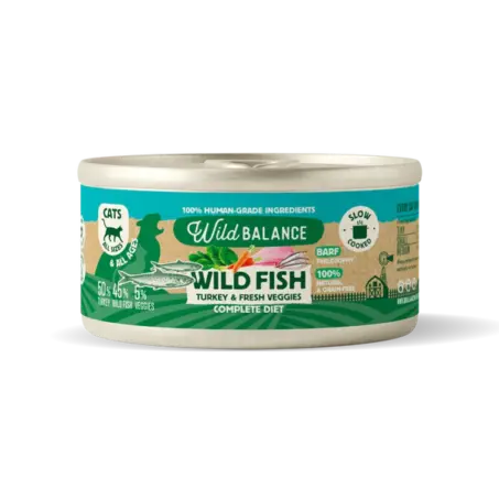 LATA DE PESCADO Y PAVO PARA GATO-FILOSOFÍA BARF