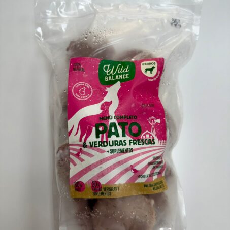 MENU BARF DE PATO EN PORCIONES