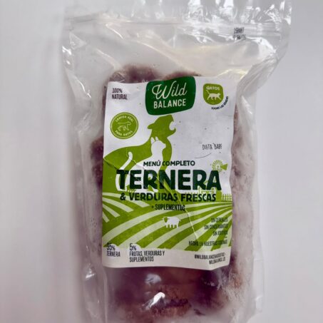MENU BARF DE TERNERA PARA GATOS