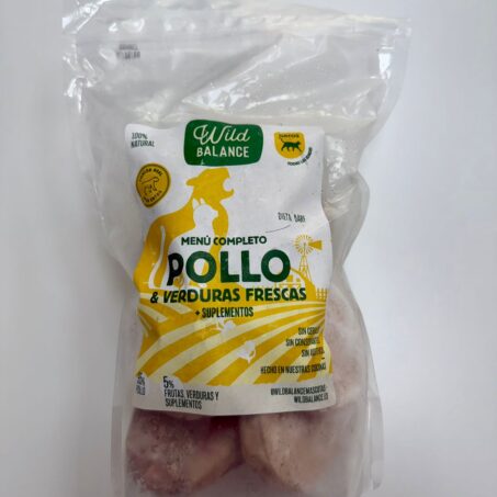 MENU BARF DE POLLO PARA GATO